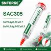 NONE Pasta saldante SAC305 senza piombo Sn96.5Ag3.0Cu0.5 Sn99Ag0.3Cu0.7 stagno per saldatura BGA PCB SMD SMT flussante no-clean riparazione elettronica IC telefono laptop reballing scheda madre chip alta