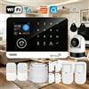 TUGARD Sistema di allarme di sicurezza wireless TUGARD con videocitofono, monitoraggio 24 ore su 24, 7 giorni su 7, avviso SOS, per casa e ufficio, supporto multilingue