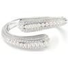 Swarovski Sublima 5700923 - Bracciale da donna placcato al rodio, con perle di cristallo, taglio rotondo, colore: bianco, One Size, Cristallo, Cristallo