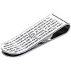 FaithHeart Fermasoldi da Uomo Porta Carte di Credito Fermasoldi Porta Carte di Credito in Acciaio Inox Portafoglio Business Commerciale Regalo per Uomo Argento/Oro/Nero Regalo Personalizzato