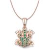 Seinerzeit FLORA & FAUNA Seinerzeit Collana da donna Rana Tom Green color oro rosa SZA-3983-140