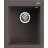 Elleci Lavello Elleci Incasso 1 vasca 41x50 Quadra 100 Keratek Cocoa LKQ10087