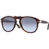 Persol 649 - Occhiali da sole, unisex Marrone marrone