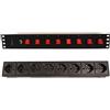 Techly I-CASE STRIP-815I Striscia Rack 19' 1.5U, 8x I-CASE STRIP-815I