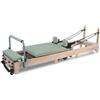 LIVENESS Reformer in legno di quercia naturale pieghevole PTX 3000 Green Tea