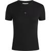 CALVIN KLEIN Donna Calvin Klein T Shirt Woven Label Rib Slim Donna