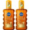 NIVEA SUN Intense Bronze Spray per carotene SPF 6, 200 ml (Confezione da 2)