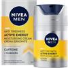 Beiersdorf NIVEA MEN Active Energy crema per la cura del viso (50 ml), crema viso rivitalizzante per uomini, idratante ad assorbimento rapido contro i segni di stanchezza
