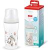 NUK Perfect Match Biberon | 3+ mesi | 260 ml | Biberon anti-coliche | PP | Indicatore di controllo della temperatura | Disney Tigro | Confezione da 1