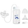 Generico Biberon Anticolica 3 In 1 A Mani Libere, Biberon In Silicone Anticolica, Bottiglia Per Latte Con Flusso Regolabile, Compatta Portatile Antigoccia, Per Auto-alimentazione, Per Bambini