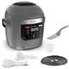 Moulinex Multicook Fry Multicooker & Air Fryer, 12 programmi, 6 L, Grigio, Spatola inclusa YY5553FB