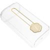Warmhm Porta Tovaglioli da Bagno da Parete Trasparente Bianco, Scatola Porta Fazzoletti Adesiva Stabile per Carta Igienica, Accessorio Bagno per Superfici Lisce come Ceramica e Marmo
