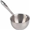 SEAFRONT Scaldalatte per Burro, caffè, Mini Pentolino per Burro in Acciaio Inox, Piccola Casseruola con Fondo a Induzione e Doppio Labbro (150 ML)