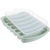 Healeved Stampo in Silicone per Wurstel e Salsicce Coperchio, Facile da Smontare e Lavare, per Pasti Familiari e Cottura al Forno Verde
