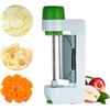Generic Affettaverdure a spirale rotante frutta verdura taglierina cucina sbucciatura strumento in acciaio inox frutta per uso fine affilato necessità facile da pulire e riporre ampia applicazione