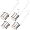 WATIIFUFU Mestolo Dosatore per Vino in Acciaio Inox, 1 Pezzo, Argento | Impugnatura Comoda, Manico lungo Ergonomico, Uso Quantitativo, Facile da Appendere, Accessori Vino