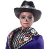 Barbie 2023 Día De Muertos Ken Doll Wearing Blue Jacket and Black Hat, Barbie Signatur