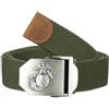 MFH USMC web belt circa 4 cm, verde OD,
