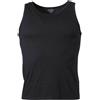 MFH Canottiera da uomo, nera, 160g/m2,