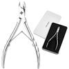 Halmai ALMAI Professional Cuticle Nippers - Extremely Sharp Stainless Steel Manicure & Pedicure Tool, Precision Nail Cuticle Trimmer and Cutter Remover for Salon & Home, Beginner-Friendly Design