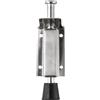 Micpointik Fermaporta con pedale in acciaio inox, robusto supporto per porta da pavimento con blocco verticale, fermaporta a mani libere, per porte di garage, ferro e legno (140 mm)