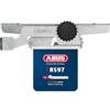 Abus Rs97 Blocco per Tapparelle, Sistema Antieffrazione e Anti-Sollevamento per persiane, Montaggio Senza Foratura e Viti, Livello di Sicurezza: 2, 08187, 2 Set