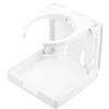 CANIGHT Plastica Porta Bicchieri Bianco per Auto e Barca Pieghevole | Porta Bevande per Auto, Portabottiglie Auto, Porta Bibite Auto, Stile Unico, Facile da Pulire, Supporto Stabile