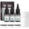 Eniyou 3 Pezzi Kit Riparazione Parabrezza Auto Kit Riparazione Vetro Auto Ki-t Ripara Vetro Parabrezza Utilizzato per Riparare Buchi e Crepe con 3 Lame 15 Pellicola polimerizzante