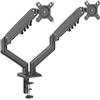 Nilox PROMOZIONE Nilox SUPPORTO MONITOR 2 BRACCI TOP NERO Cod. NXDMA02B Accessori supporti