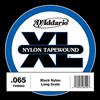 D'Addario Corda singola D'Addario TWB105 per basso, Nylon Tape Wound, .105