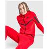 Nike Felpa con Cappuccio Full Zip Tech Fleece Junior - Rosso, rosso