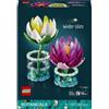 LEGO Botanicals 11511 Ninfee, Piante Artificiali con Fiori Finti in 2 Vasi, Decorazione Camera da Letto, Regalo Bambini 9+