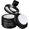 LEON MIGUEL Polvere per capelli LEON MIGUEL - Hair Line Powder: correttore per capelli resistente all'acqua per coprire la ricrescita, per donne e uomini; infoltitore capelli invisibile - 4g (Bianco)