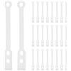 CRAFTHROU Elastici per Chioma in Silicone e Gomma Set da 35 Morbidi e Delicati per Tecniche di Acconciatura per Uso Quotidiano e Styling Permanente