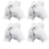 Sitbfoam 12 paia di guanti in cotone bianco per mani secche idratanti, cosmetici, eczema, spa e monete, ispezione, handsc
