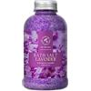 AROMATIKA Sali da Bagno Lavanda 600g - Sale Marino con Olio Essenziale di Palissandro Naturale e di Pompelmo - Sale da Bagno per un Buon Sonno - Riduzione dello Stress - Bellezza - Cura del Corpo - Benessere