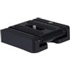 COLLBATH Supporto per treppiede portatile in materiale plastico nero, dotato di foro vite 1/4 e 3/8, per reflex digitali e telecamere DSLR, uso domestico e all'aperto