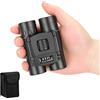 Wotrilw Mini Binocolo, Binocolo Portatile Tascabile con Prisma BAK4 e Lenti FMC, 8 x 12, per Adulti, Viaggi, Concerti, Escursioni, Teatro, Sport, Natura, Tempo Libero, Visione Nitida in Scarsa Luce