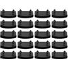 HAOHIZE Supporti per doghe da Letto, 20 Pezzi Supporti per coperture per doghe da Letto Tappi terminali in plastica Installazione Semplice Accessorio per mobili Stabile per