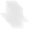 CHICAMPERA Fogli di Tela di Plastica 4 Pezzi per Borse Fai da Te Bianco 18cm Griglia 2mm Superficie Liscia per Principianti e Appassionati di Uncinetto