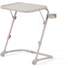 MEUBLE COSY Tavolino Pieghevole Regolabile, Tavolino da Divano con Piano Inclinabile, Porta Bicchiere, Tavolino Salvaspazio Senza Montaggio per Soggiorno, Letto, Divano, Beige