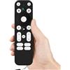 Duroecsain Custodia a distanza per dispositivo di trasmissione 4K UHD | Custodia protettiva in silicone con lacci, custodia di ricambio antiscivolo per telecomando compatibile con TV 4K UHD Streaming