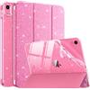 MoKo Custodia per iPad (A16) 11a Generazione 11 2025/10a Gen 10,9 2022, Custodia Scintillante, Cover Sottile con Glitter Guscio Posteriore in TPU Trasparente, Auto Sveglia/Sonno, Rosa Glitterato