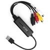 FILFEEL Adattatore Convertitore Video Digitale USB 2.0 per Supporta i Formati DVD/VCD/MP3/4, Editing Video e Sorveglianza