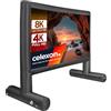 celexon Tela gonfiabile per esterni, professionale, INF 140, 310 x 174 cm, 16:9, per eventi pubblici e proiezioni per proiettori 4K / 8K in giardino, con pompa ad aria elettrica e borsa per il