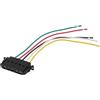 A ABSOPRO No.6441CQ/P7708003 Connettore Della Raccorderia Del Resistore Della Ventola Per Peugeot 3008 2009-2016 Connettore Del Motore Della Ventola A 5 Pin Cavo 1 Pz