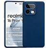 KEJI Cover Custodia in TPU, Morbido Custodia Cover Slim Anti Scivolo Custodia Protezione Posteriore Cover Antiurto per Realme 16 Pro+/16 Pro Plus 5G (blu)