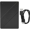 Generic Hard disk esterno portatile ultra sottile USB 3 0 5Gbps ad alta trasmissione pannello in lega di alluminio Plug and Play Multi-sistema compatibile con computer portatili, TV, telefoni