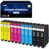 Meagiis Compatibili con 604XL Cartucce d'inchiostro Compatibili con cartucce Epson XP-4200 XP-2200 XP-2205 XP-3200 XP-3205 XP-4205 WF-2910 WF-2930 WF-2935 WF-2950(3 Nero, 3 Ciano, 3 Magenta, 3 Giallo)