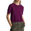 United Colors of Benetton Maglia Coreana M/L 103ME5014 Maglione Cardigan, Viola, M Donna